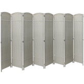 room divider, 8 panels, double hinged, portable